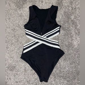 H&M One Piece Cut Out Swimsuit